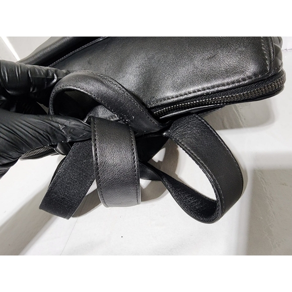 MCM Calfskin Embossed Medium M Moment Backpack Black main image 2